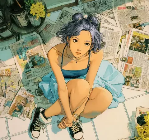 韩漫漫画作品条目按题材与更新状态排布的封面展示